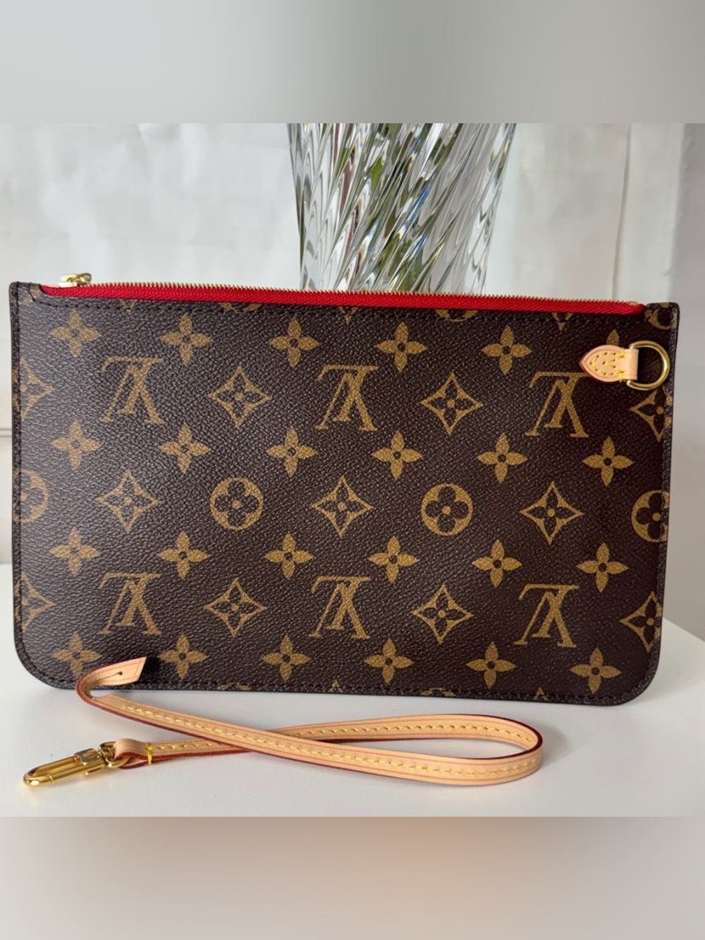 Louis Vuitton Monogram Pouch/wristlet